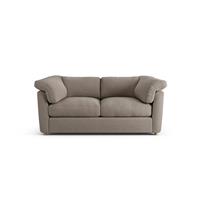 Habitat Wynn Fabric 2 Seater Sofa - Mocha - Ash Leg
