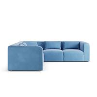 Habitat Lars Reversible Corner Sofa - Sky Blue - Ash Leg