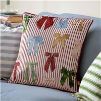 furn Noortje Bows Cushion - Pink - 45x45cm