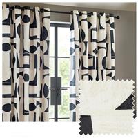 Hoem Carro Fully Lined Eyelet Curtains - 117x183cm