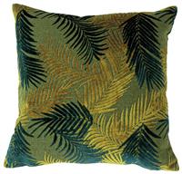 Paoletti Palm Grove Cushion - Gold - 50x50cm