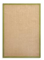 Habitat Herringbone Khaki Border Jute Rug - 170x120cm