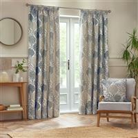 Wylder Ophelia Pencil Pleat Curtains - Beige - 229x183cm