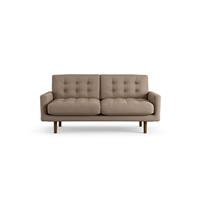 Habitat Fenner Fabric 2 Seater Sofa - Biscuit - Dark Leg