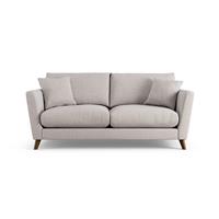 Habitat Lomond Fabric 3 Seater Sofa - Natural - Dark Leg