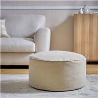 Argos Home Luca Fabric Footstool - Natural