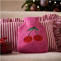 Argos Home 1L Hot Water Bottle with Pink Soft Cover