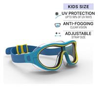 Decathlon Kids' Pool Mask Clear Lense Swimdow Blue