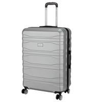 Featherstone 8 Wheel Hard Large Suitcase - Silver