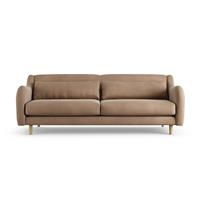 Habitat Turnmill Velvet 4 Seater Sofa - Latte - Ash Leg