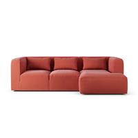 Habitat Lars Right Hand Corner Sofa - Papaya - Ash Leg