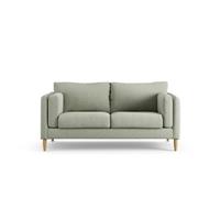 Habitat Newington Fabric 2 Seater Sofa - Sage Green -Ash Leg