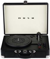Bush Classic Retro Belt-Drive Stereo Record Player - Black