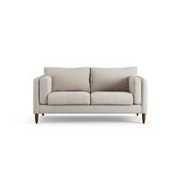 Habitat Newington Fabric 2 Seater Sofa - Natural - Dark Leg