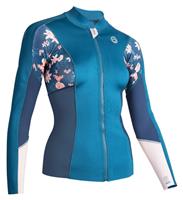 Decathlon Women's Long-Sleeved 1.5 mm Neoprene Top blue S