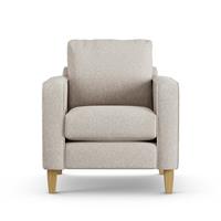Habitat Flint Fabric Armchair - Natural - Ash Leg