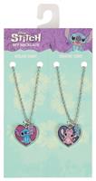 Disney Stitch and Angel BFF Necklace Set