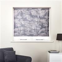 Argos Home Botanical Palm Blackout Grey Roller Blind - 180cm