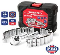 WORKPRO 25 Piece Socket Set