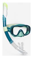 Decathlon Adult DryTop Snorkelling Kit 100 COMFORT Green L