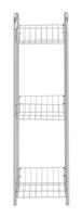 Argos Home 3 Tier Square Kitchen Trolley - Silver