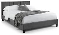 Julian Bowen Rosa Kingsize Bed Frame in a Box - Grey