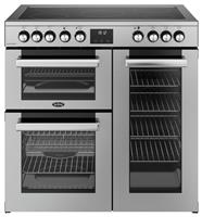 Belling 90cm Double Oven Electric Range Cooker - S/Steel
