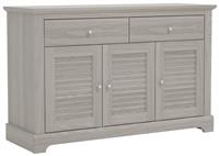 GFW Salcombe 3 Door 2 Drawer Sideboard - Grey