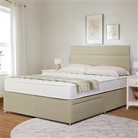 Argos Home Elmdon Double 2 Drawer Divan Bed - Natural