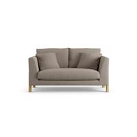 Habitat Aston Fabric 2 Seater Sofa - Mocha - Ash Leg