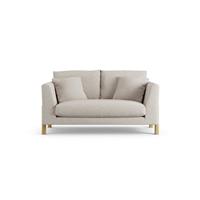 Habitat Aston Fabric 2 Seater Sofa - Natural - Ash Leg