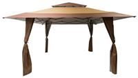 Norfolk Leisure 4m x 4m Pop up Garden Gazebo - Brown