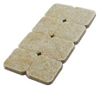 Felt Gard 25mm Square Protective Pads - 16 Pack
