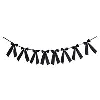 Argos Home Black Bow Garland