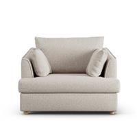 Habitat Holmfirth Fabric Cuddle Chair - Natural