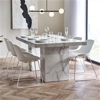 Julian Bowen Rome 6 Seater Dining Table - White