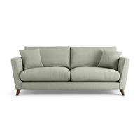 Habitat Lomond Fabric 4 Seater Sofa - Sage Green - Dark Leg