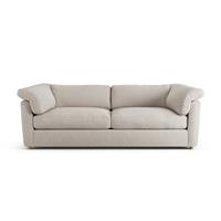 Habitat Wynn Fabric 4 Seater Sofa - Natural - Ash Leg