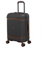 IT Luggage Expandable 8 Wheel Hard Suitcase - Small, Brown