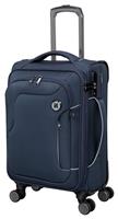 IT Luggage Expandable 8 Wheel Soft Suitcase - Small, Navy