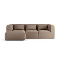Habitat Lars Left Hand Corner Sofa - Biscuit - Ash Leg