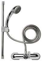 Croydex 3 Piece Bathroom Shower Set - Chrome