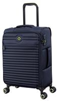 IT Luggage Expandable 8 Wheel Soft Suitcase - Small, Blue