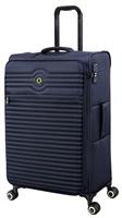 IT Luggage Expandable 8 Wheel Soft Suitcase - Medium, Blue