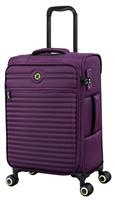 IT Luggage Expandable 8 Wheel Soft Suitcase - Small, Plum