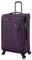 IT Luggage Expandable 8 Wheel Soft Suitcase - Medium, Plum
