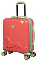 IT Luggage 8 Wheel Hard Kids Suitcase - Cabin, Coral