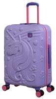 IT Luggage 8 Wheel Hard Kids Suitcase - Cabin, Lavender