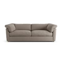 Habitat Wynn Fabric 4 Seater Sofa - Mocha - Ash Leg