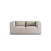 Habitat Lars Fabric 2 Seater Sofa - Natural - Ash Leg